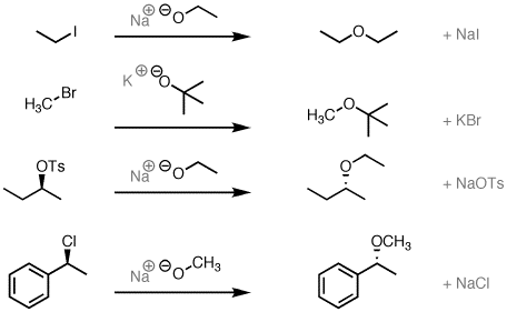 example of Williamson's synthesis