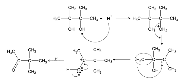 Mechanism of Pinacol-Pinacolone Rearrangement