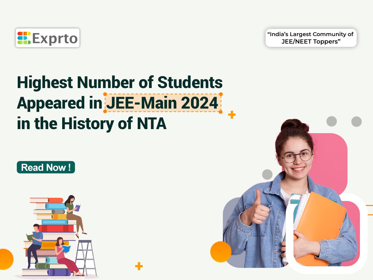 Highest Number of Student's Appeared in IIT-JEE Main 2024 in the History of (NTA)